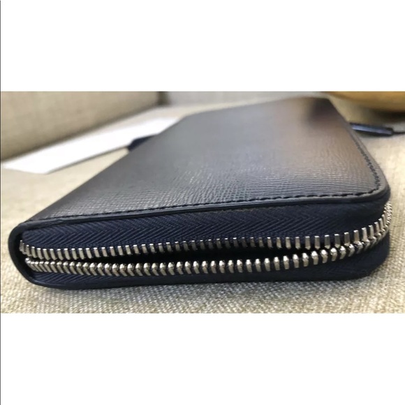 BURBERRY Blue LONG WALLET in SAFFIANO LEATHER - Picture 4 of 4